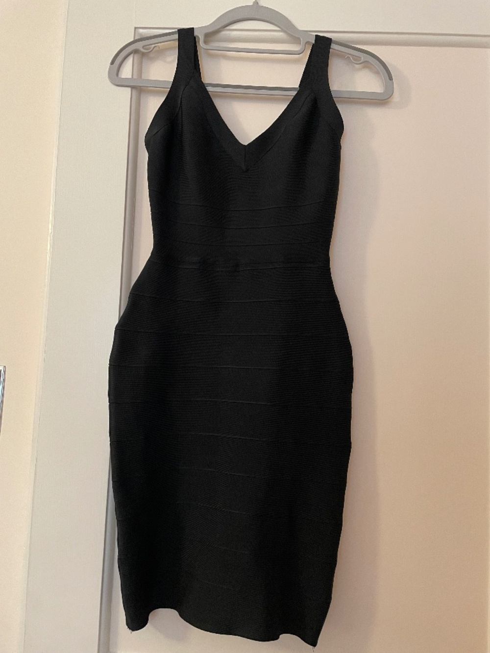 Black bandage dress